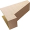 Ekena Millwork 12"W x 36"D x 24"H Classic Clemmons Rough Cedar Woodgrain TimberThane Corbel, Primed Tan CORUR12X36X24CLERCPR - alternate 2